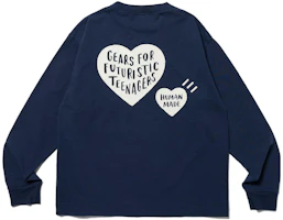 Order HUMAN MADE FW23 愛心標誌長袖T恤 男女適穿。 HM26CS009