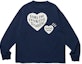 Order Camiseta de Manga Larga Unisex HUMAN MADE FW23 con Logo de Corazón Gráfico. HM26CS009