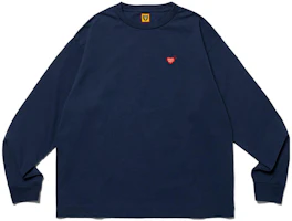 Lookbook HUMAN MADE FW23 愛心標誌長袖T恤 男女適穿。 HM26CS009
