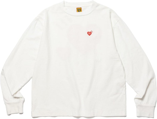 Camiseta de Manga Larga Unisex HUMAN MADE FW23 con Logo de Corazón Gráfico. HM26CS009 Purchase Camiseta de Manga Larga Unisex HUMAN MADE FW23 con Logo de Corazón Gráfico. HM26CS009
