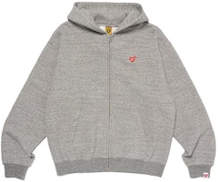 HUMAN MADE FW23 Hoodie Logo Heart Zip-Up Unisex HM26CS040 Lookbook HUMAN MADE FW23 Hoodie Logo Heart Zip-Up Unisex HM26CS040