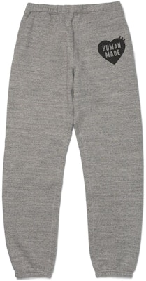 휴먼 메이드 FW23 하트 로고 니트 스웻팬츠 유니섹스 - 캐주얼 루즈핏. HM26PT019 Shop 휴먼 메이드 FW23 하트 로고 니트 스웻팬츠 유니섹스 - 캐주얼 루즈핏. HM26PT019