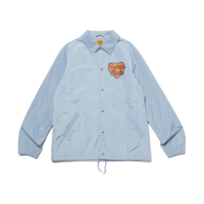 HUMAN MADE FW23 Heart Logo Snap Button Drawstring Coach Jacket Unisex HM26JK002
