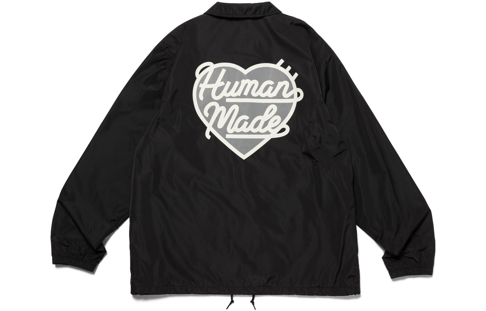 Lookbook HUMAN MADE FW23 心形标志抽绳教练夹克 男女同款 HM26JK002