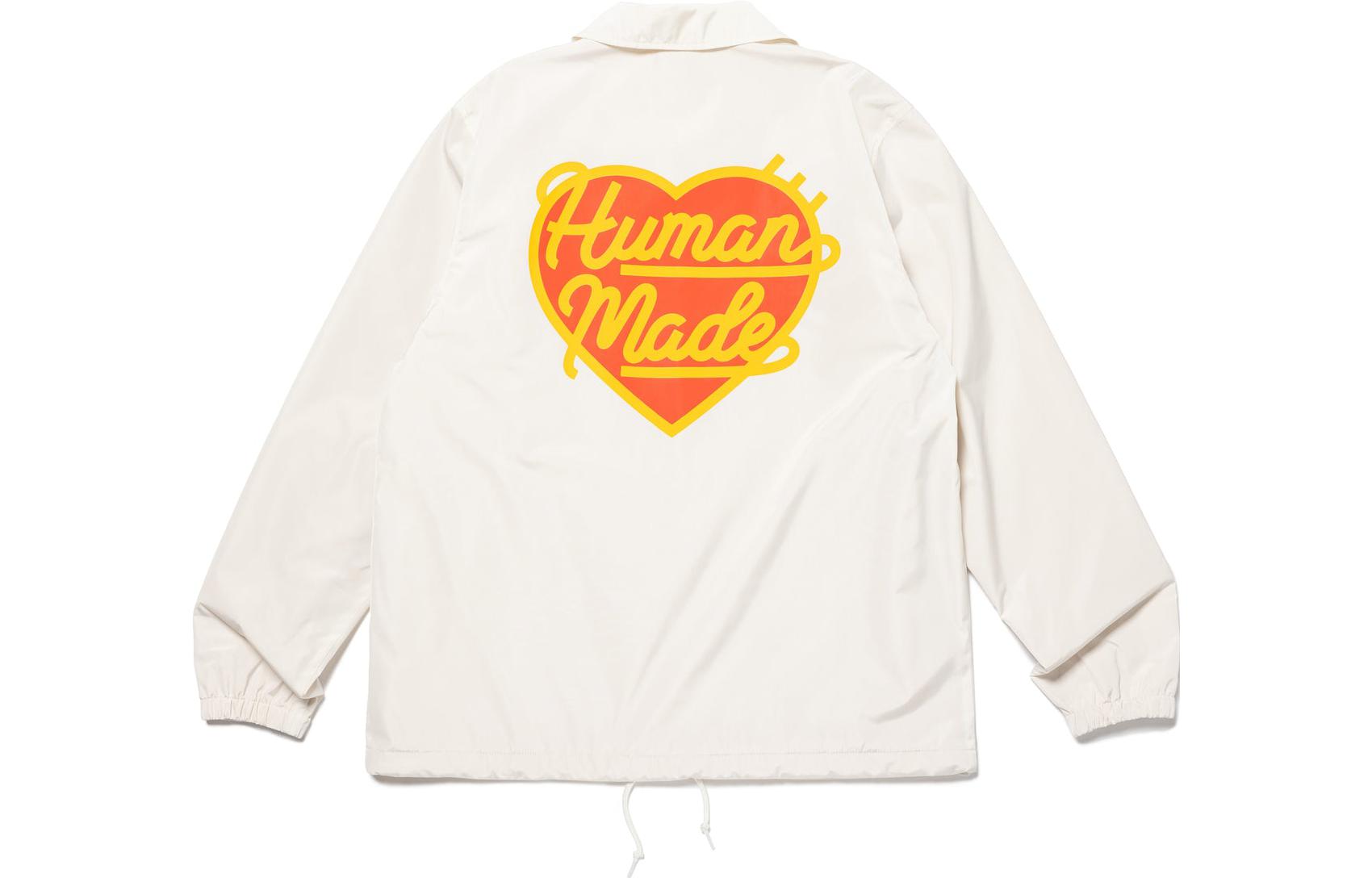 Purchase HUMAN MADE FW23 心形标志抽绳教练夹克 男女同款 HM26JK002