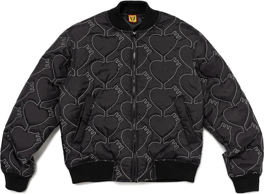 HUMAN MADE FW23 心形印花缝线拉链棉夹克 男女同款. HM26JK025 Buy HUMAN MADE FW23 心形印花缝线拉链棉夹克 男女同款. HM26JK025