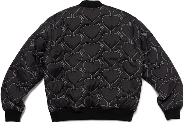 HUMAN MADE FW23 心形印花缝线拉链棉夹克 男女同款. HM26JK025 Details for HUMAN MADE FW23 心形印花缝线拉链棉夹克 男女同款. HM26JK025