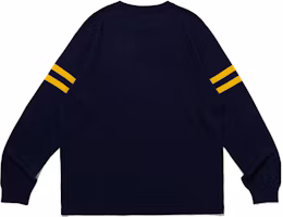 Lookbook HUMAN MADE FW23 Knit Sweater #1 Logo Embroidered Unisex Crewneck Long Sleeve. HM26CS032