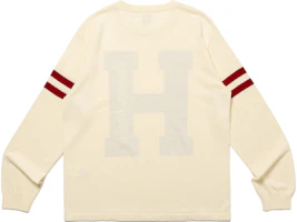 Sizing HUMAN MADE FW23 Knit Sweater #1 Logo Embroidered Unisex Crewneck Long Sleeve. HM26CS032