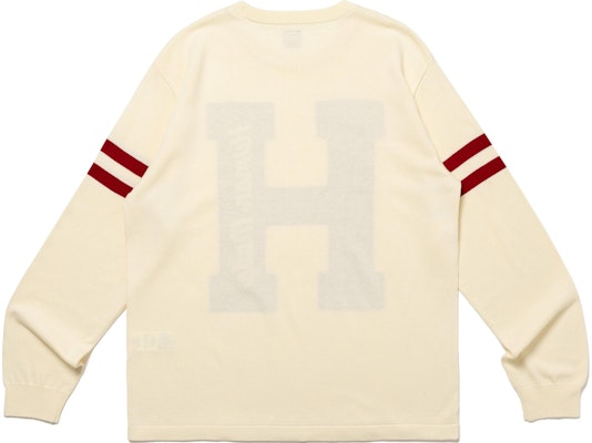 HUMAN MADE FW23刺绣logo针织圆领长袖男女同款毛衣 HM26CS032 Sizing HUMAN MADE FW23刺绣logo针织圆领长袖男女同款毛衣 HM26CS032