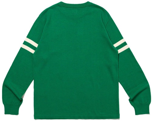 HUMAN MADE FW23刺绣logo针织圆领长袖男女同款毛衣 HM26CS032 1