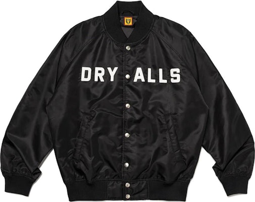 Jaket Unisex HUMAN MADE FW23 Bordir Huruf dan Tombol Macan HM26JK014 Details for Jaket Unisex HUMAN MADE FW23 Bordir Huruf dan Tombol Macan HM26JK014