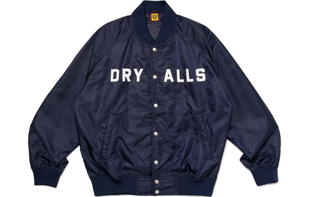 Cheap Jaket Unisex HUMAN MADE FW23 Bordir Huruf dan Tombol Macan HM26JK014