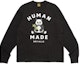 Order Camiseta Unisex HUMAN MADE FW23 Negra Manga Larga Panda Gráfico Retro. HM26CS048BK5