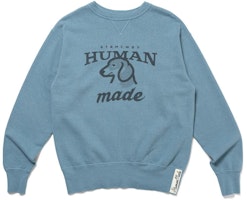 HUMAN MADE FW23 Logo Dog Graphic Crewneck Sweatshirt Unisex Pullover. HM26CS020 HUMAN MADE FW23 Logo Dog Graphic Crewneck Sweatshirt Unisex Pullover. HM26CS020