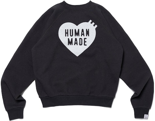 HUMAN MADE FW23标志图案宽松版型中性套头圆领卫衣. HM26CS041 Shop HUMAN MADE FW23标志图案宽松版型中性套头圆领卫衣. HM26CS041