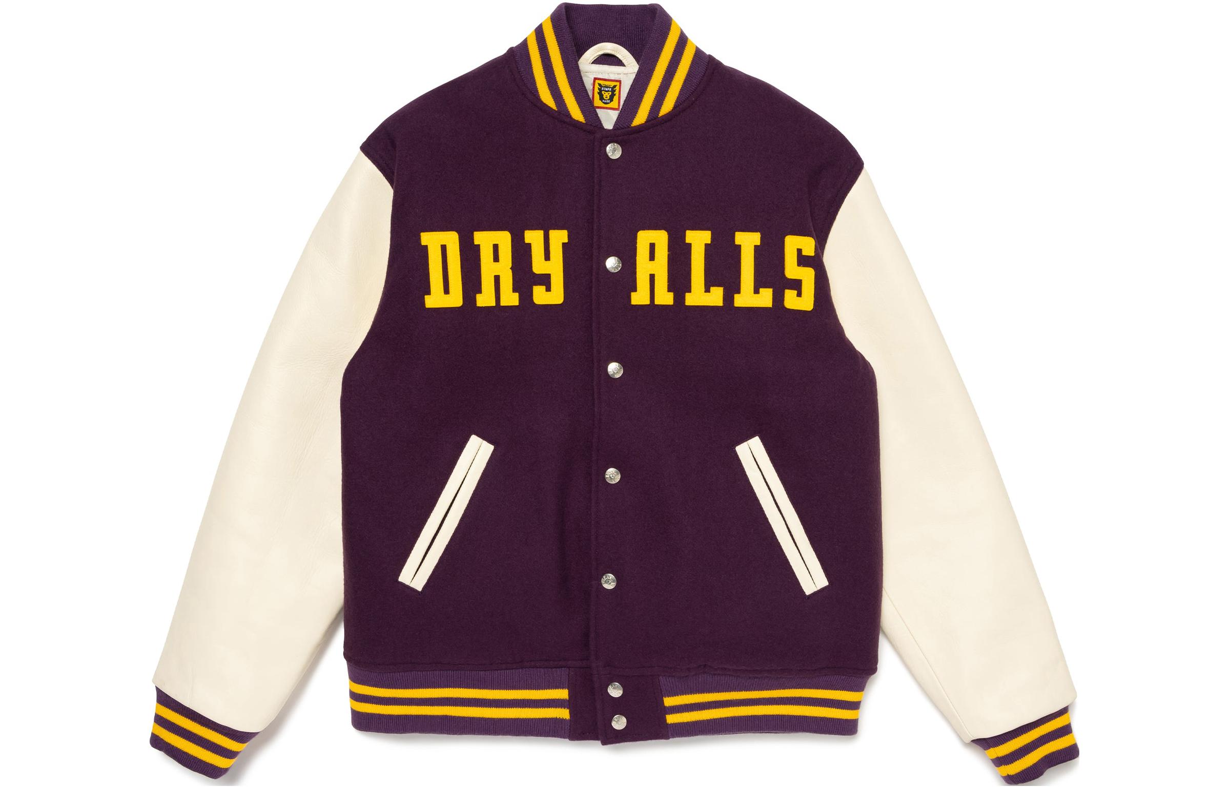 Details for HUMAN MADE FW23 北极熊刺绣标志男女棒球夹克. HM26JK016