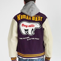HUMAN MADE FW23 北极熊刺绣标志男女棒球夹克. HM26JK016 1
