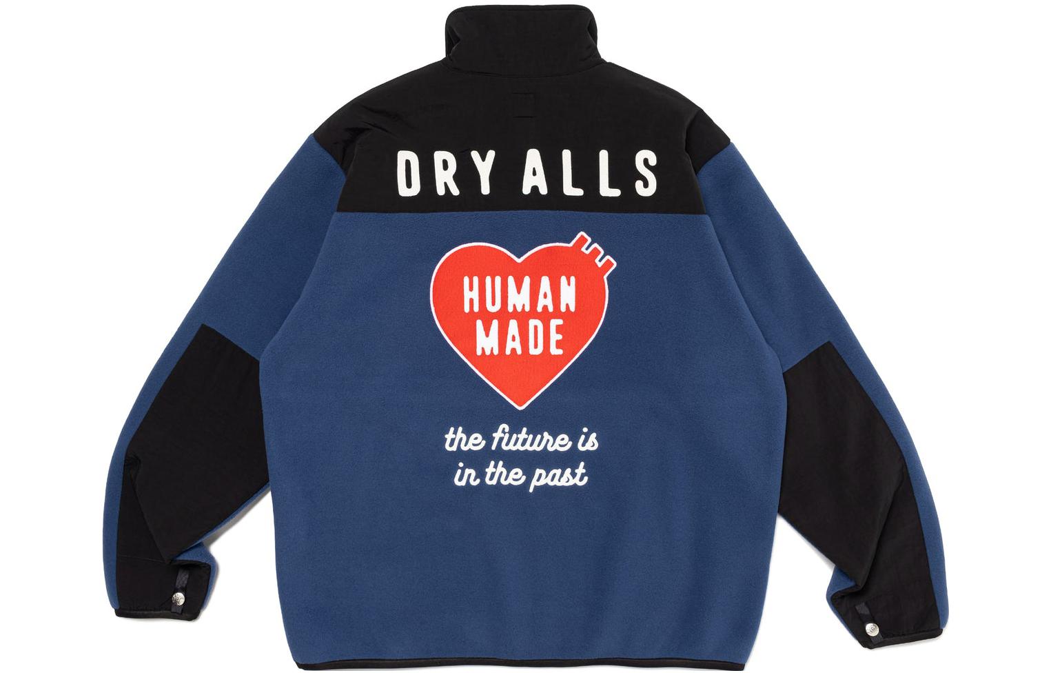 Sizing HUMAN MADE FW23 Polar Bear Fleece Half-Zip Sweatshirt Unisex HM26JK040