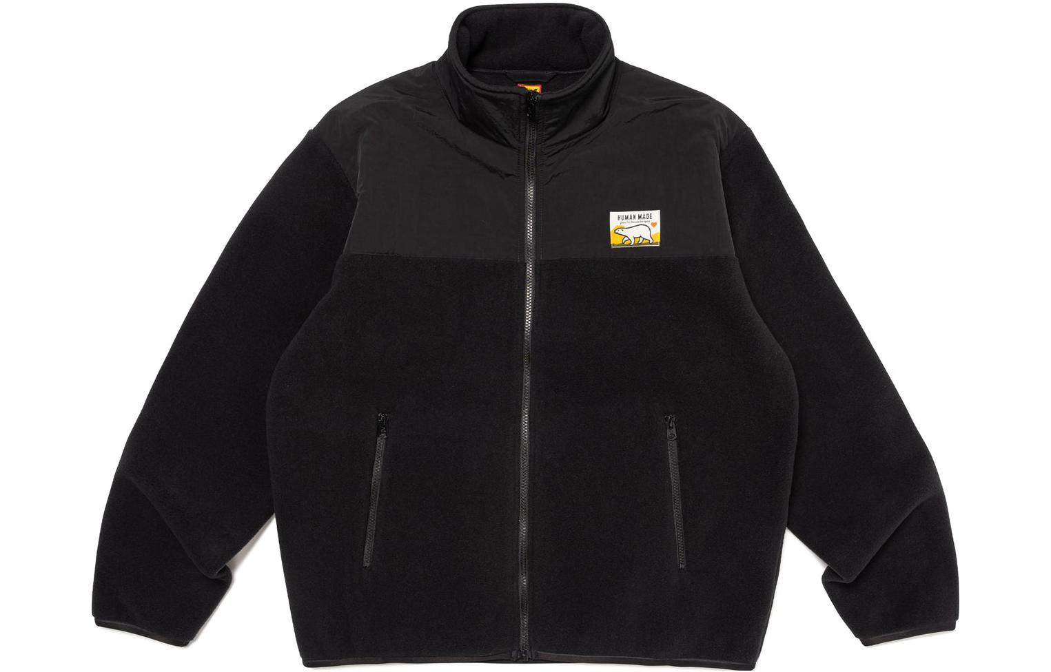 Lookbook HUMAN MADE FW23 北极熊抓绒夹克 男女同款 HM26JK039