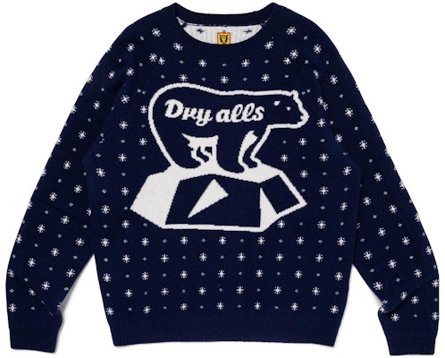 HUMAN MADE FW23 北极熊图案针织毛衣 男女同款 HM26CS037 Shop HUMAN MADE FW23 北极熊图案针织毛衣 男女同款 HM26CS037