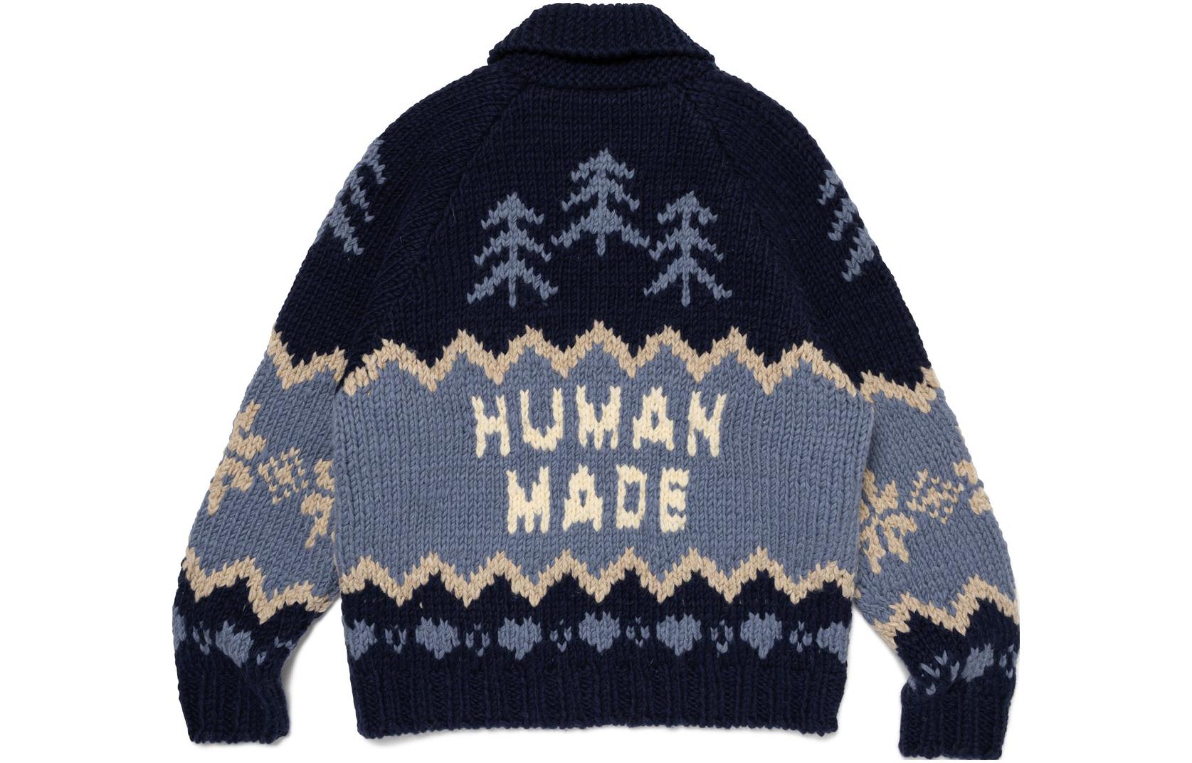 Lookbook HUMAN MADE FW23 ポーラーベア ニット ジップセーター ユニセックス HM26JK023