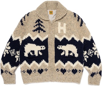 HUMAN MADE FW23 北極熊針織拉鍊毛衣 男女適用 HM26JK023 Purchase HUMAN MADE FW23 北極熊針織拉鍊毛衣 男女適用 HM26JK023