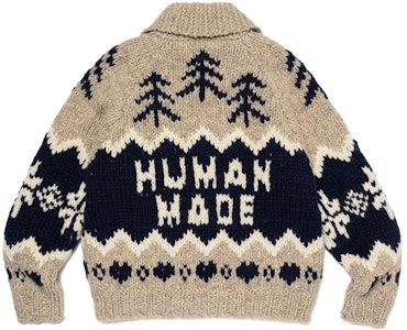HUMAN MADE FW23 北極熊針織拉鍊毛衣 男女適用 HM26JK023 Details for HUMAN MADE FW23 北極熊針織拉鍊毛衣 男女適用 HM26JK023