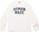 Buy Camiseta Unisex de Manga Larga HUMAN MADE FW23 Logo Retro Universitario. HM26CS010