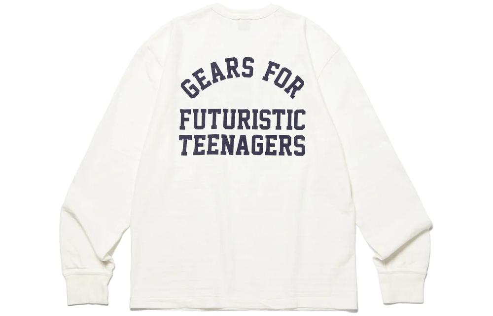 Shop Camiseta Unisex de Manga Larga HUMAN MADE FW23 Logo Retro Universitario. HM26CS010