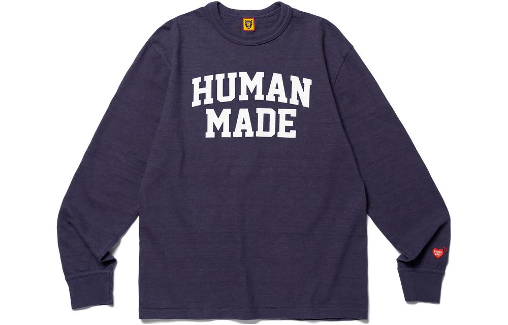 Purchase Camiseta Unisex de Manga Larga HUMAN MADE FW23 Logo Retro Universitario. HM26CS010