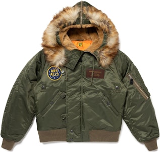 HUMAN MADE FW23 老虎貼布金標徽章連帽飛行夾克 男女款. HM26JK027 Lookbook HUMAN MADE FW23 老虎貼布金標徽章連帽飛行夾克 男女款. HM26JK027