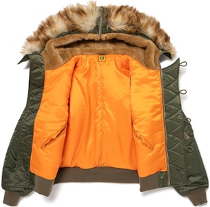 HUMAN MADE FW23 老虎貼布金標徽章連帽飛行夾克 男女款. HM26JK027 Shop HUMAN MADE FW23 老虎貼布金標徽章連帽飛行夾克 男女款. HM26JK027