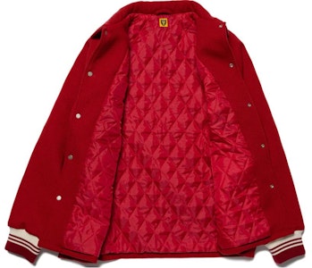 HUMAN MADE FW23 徽章刺繡設計男女同款棒球夾克 HM26JK015 1