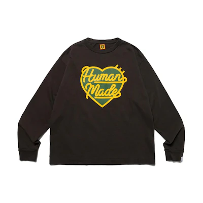 HUMAN MADE FW23 Unisex Cotton Printed Long Sleeve T-Shirt Workwear Series HM26CS007
