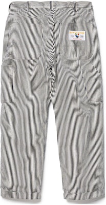 HUMAN MADE FW23 Unisex Indigo Striped Straight-Leg Casual Pants. HM26PT009 Lookbook HUMAN MADE FW23 Unisex Indigo Striped Straight-Leg Casual Pants. HM26PT009