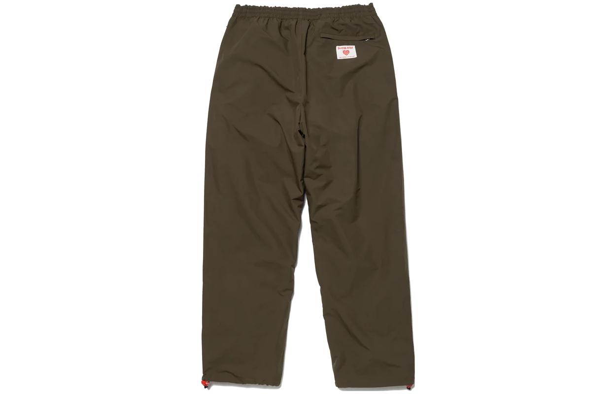 Sizing HUMAN MADE FW23 Unisex Logo Drawstring Jogger Pants - Casual Fall/Winter Wear. HM26PT002