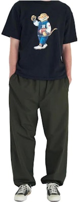 HUMAN MADE FW23 Unisex Logo Drawstring Jogger Pants - Casual Fall/Winter Wear. HM26PT002 Cheap HUMAN MADE FW23 Unisex Logo Drawstring Jogger Pants - Casual Fall/Winter Wear. HM26PT002