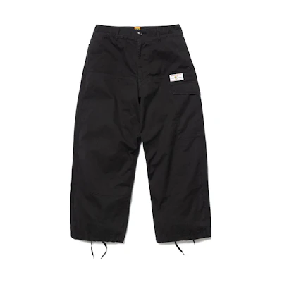 HUMAN MADE FW23 Unisex Relaxed Fit Logo Drawstring Cargo Pants. HM26PT014
