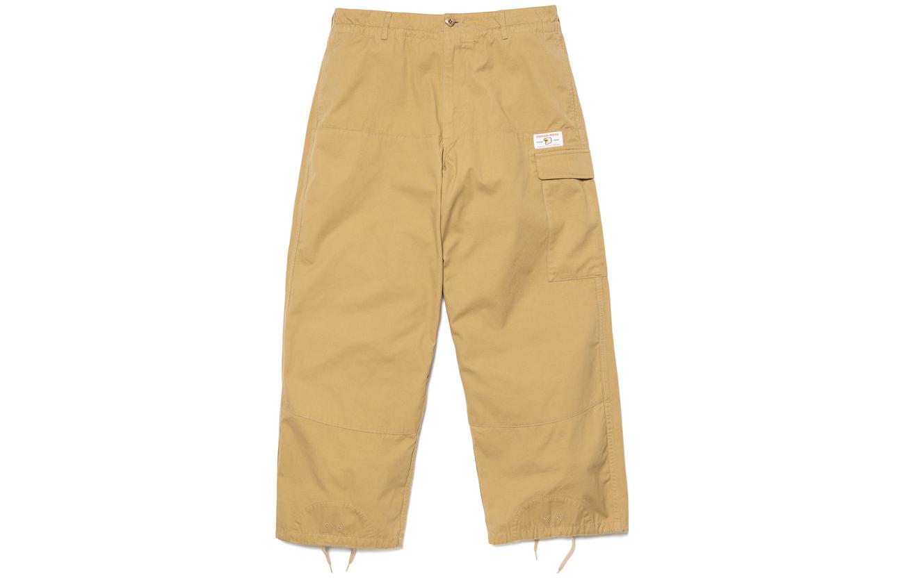 Cheap 휴먼메이드 FW23 유니섹스 로고 스트링 카고팬츠 릴랙스핏. HM26PT014