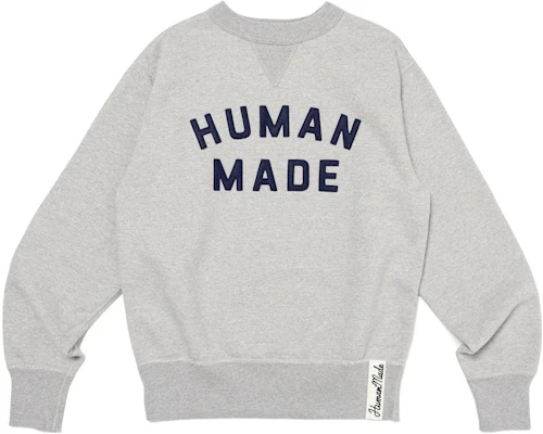 Human Made FW23 Unisex Soft Plush Embroidered Logo Crewneck Sweatshirt HM26CS021 Buy Human Made FW23 Unisex Soft Plush Embroidered Logo Crewneck Sweatshirt HM26CS021