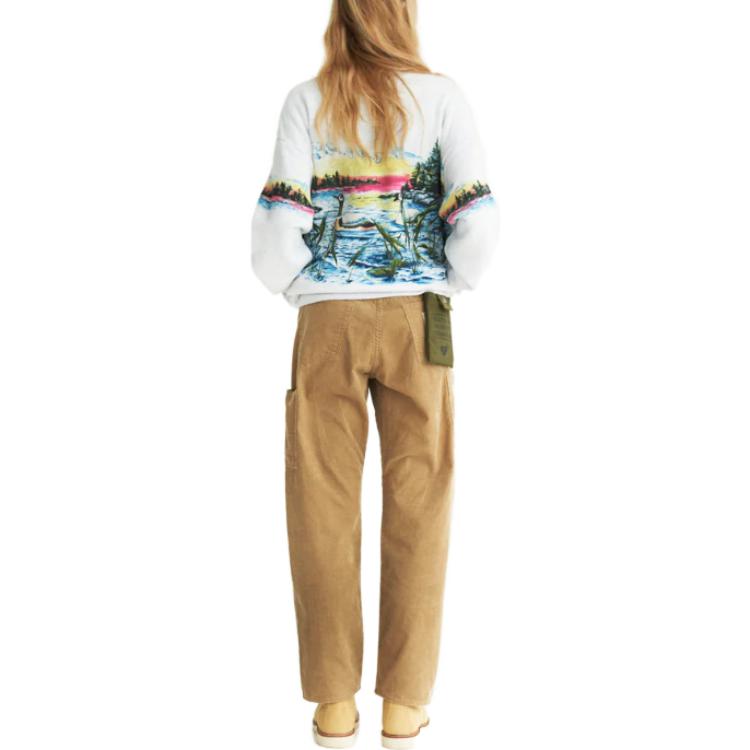 Purchase HUMAN MADE FW23 水彩图案纯棉圆领卫衣 男女同款 - 灰色 HM26CS025