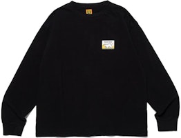 HUMAN MADE FW23 Wool Blended Polar Bear Logo Long Sleeve T-Shirt Unisex. HM26CS012 HUMAN MADE FW23 Wool Blended Polar Bear Logo Long Sleeve T-Shirt Unisex. HM26CS012