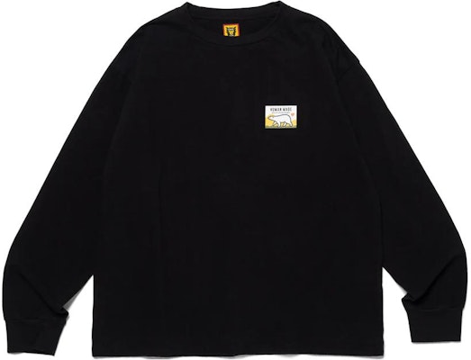 Camiseta Manga Larga Unisex HUMAN MADE FW23 de Lana Mezclada con Logo de Oso Polar. HM26CS012 Order Camiseta Manga Larga Unisex HUMAN MADE FW23 de Lana Mezclada con Logo de Oso Polar. HM26CS012