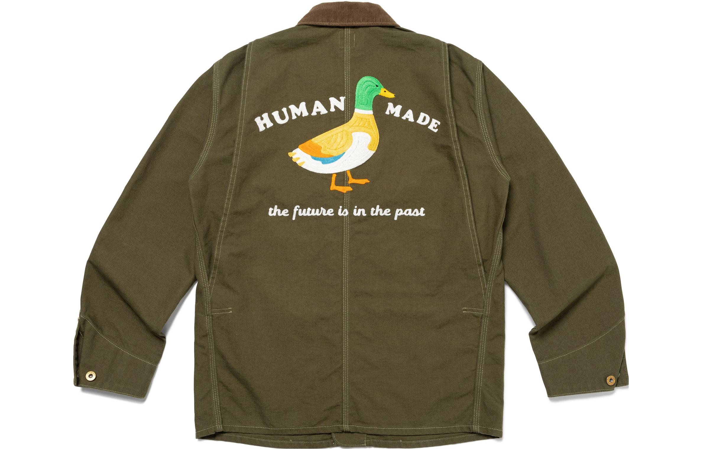 HUMAN MADE FW23 Workwear Duck Graphic Unisex Long Sleeve Jacket. HM26JK011 圖 2