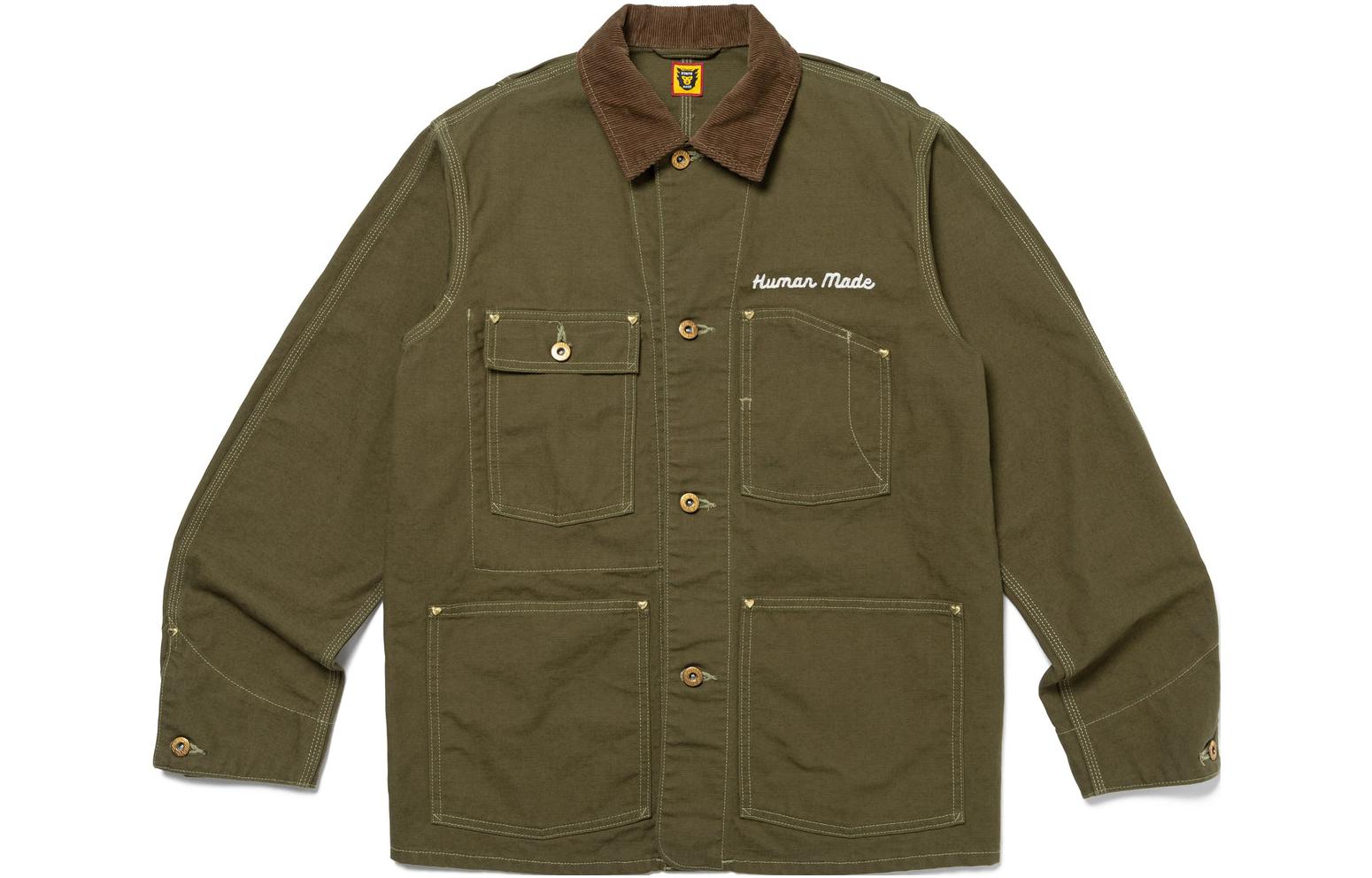 HUMAN MADE FW23 Workwear Duck Graphic Unisex Long Sleeve Jacket. HM26JK011 圖 3