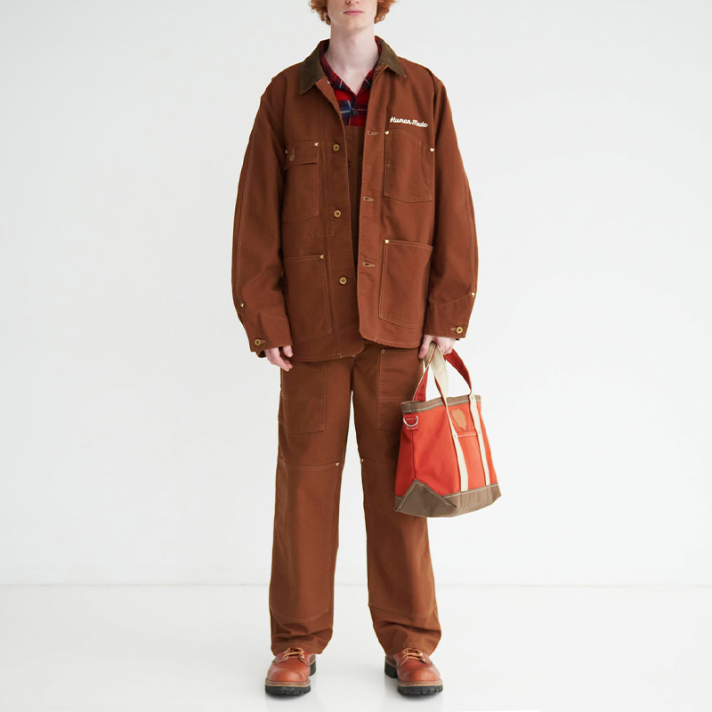 HUMAN MADE FW23 Workwear Duck Graphic Unisex Long Sleeve Jacket. HM26JK011 圖 6