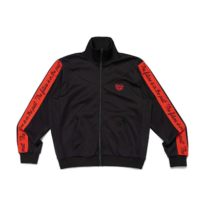 HUMAN MADE FW24 Heart Embroidery High Neck Ribbed Baseball Zip Jacket Unisex HM28JK043