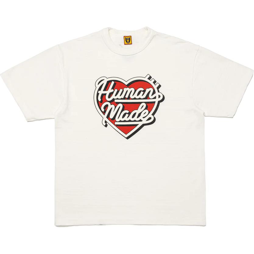 HUMAN MADE FW24 Heart Logo Crewneck T-Shirt Unisex HM28TE008