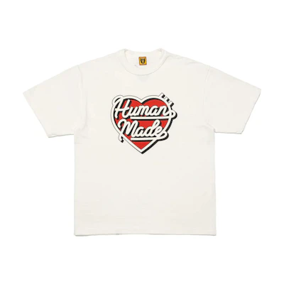 HUMAN MADE FW24 Heart Logo Crewneck T-Shirt Unisex HM28TE008